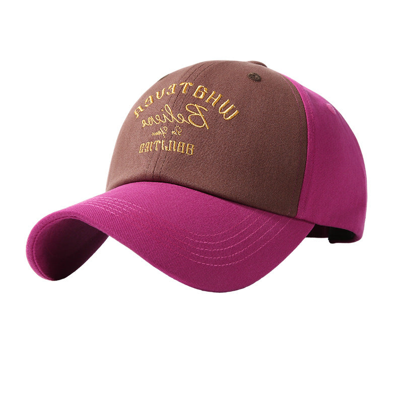 Two-Tone Embroidered Baseball Cap