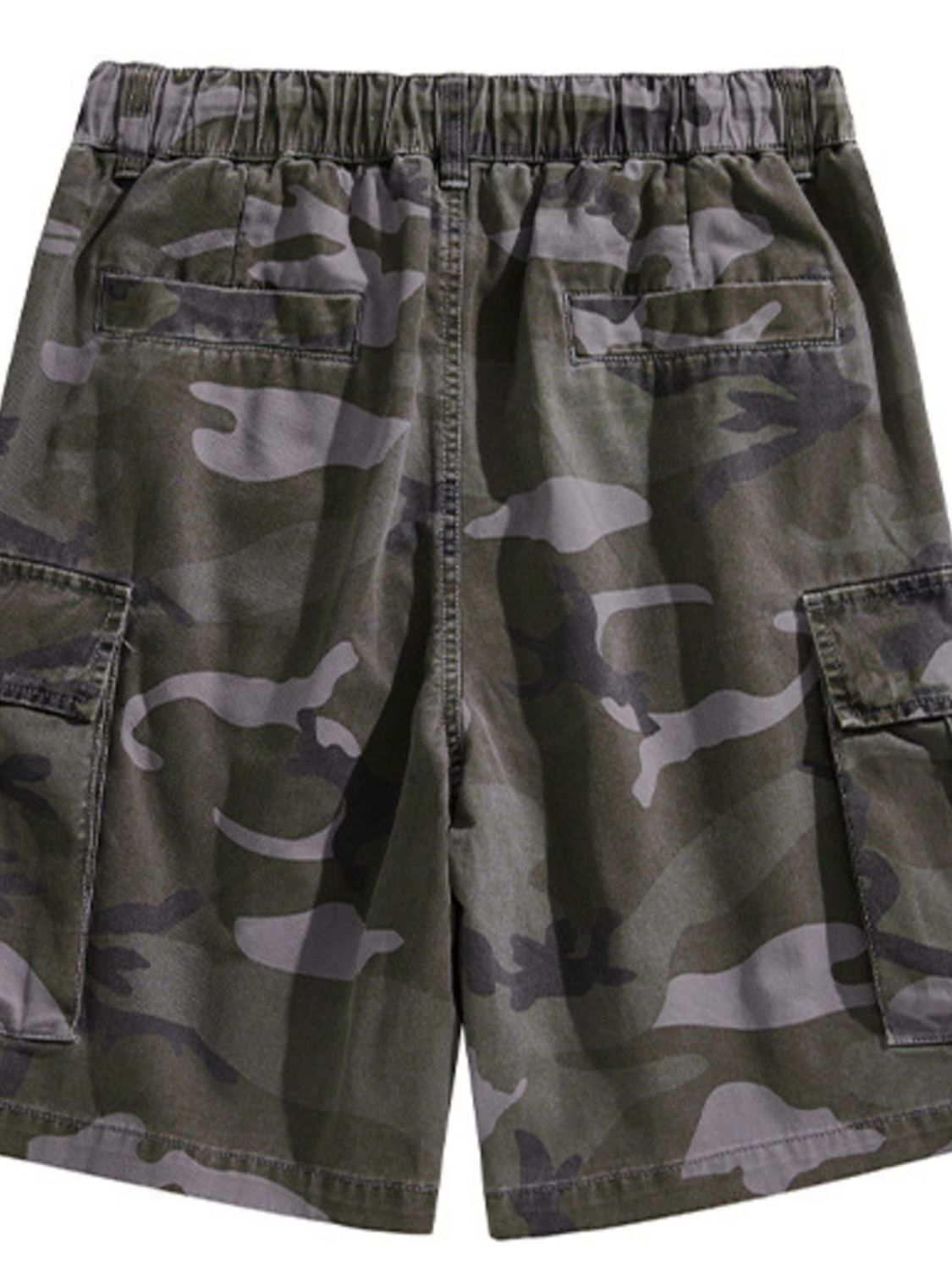 Men's Plus Size Relaxed Fit Camo Cargo Shorts