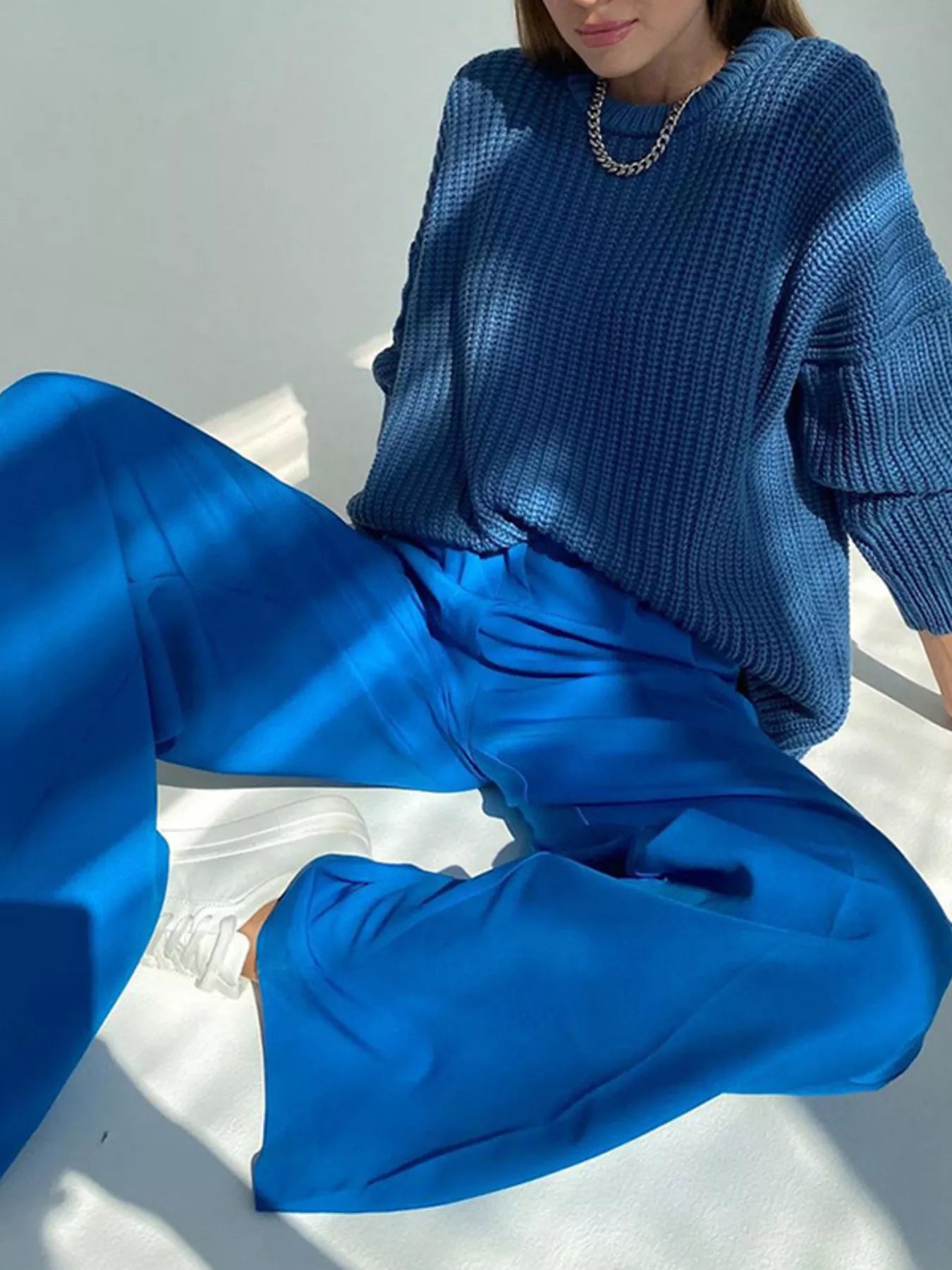 Wide Leg Pleated Pants