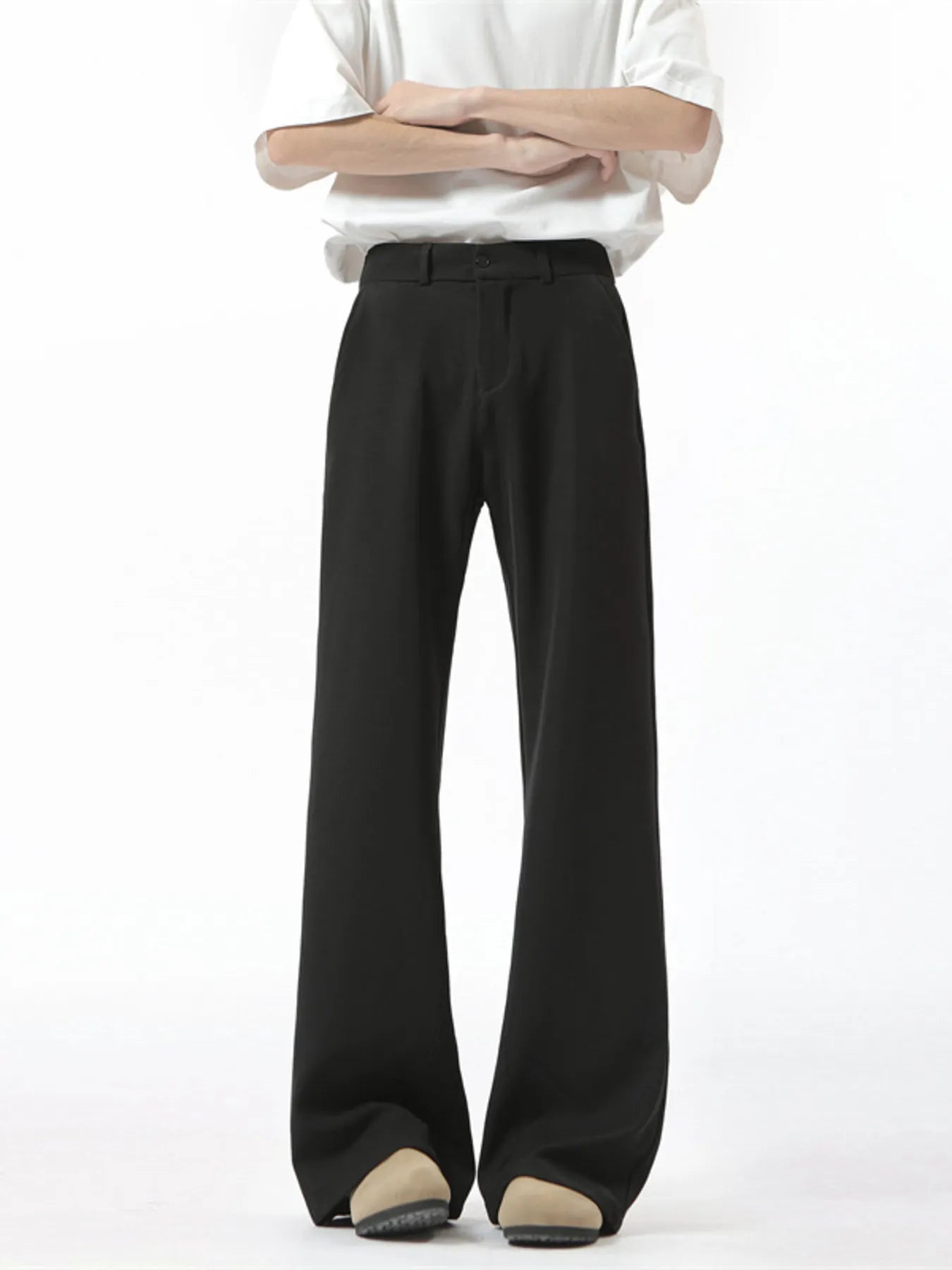 Men's Full Size Wide Leg Pants Plus Size