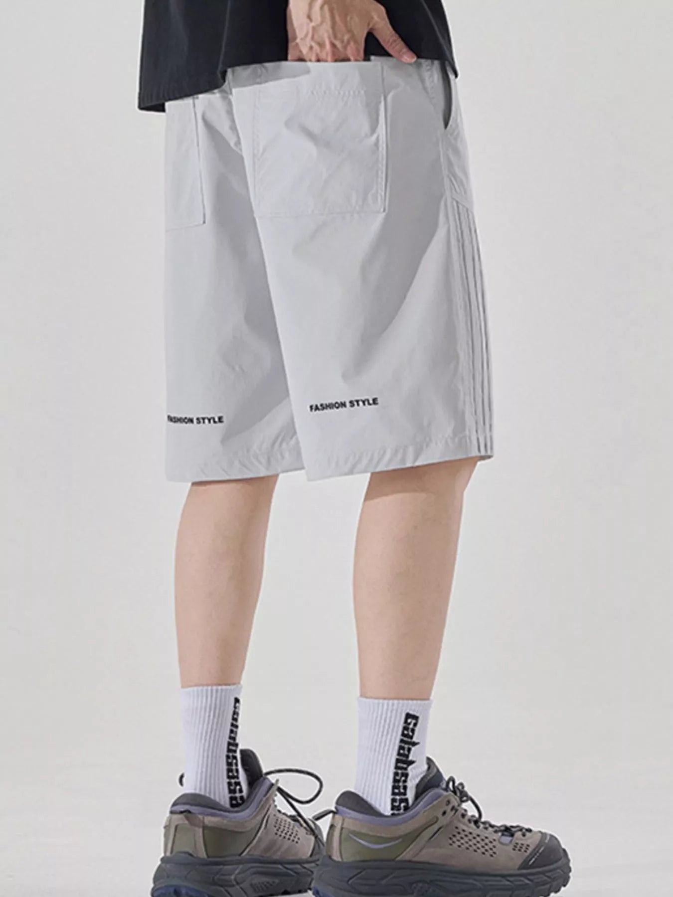 Men's Plus Size Drawstring Loose Fit Shorts