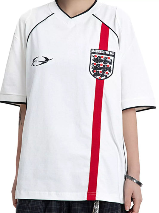 Men's Contrast Trim Half Sleeve Top