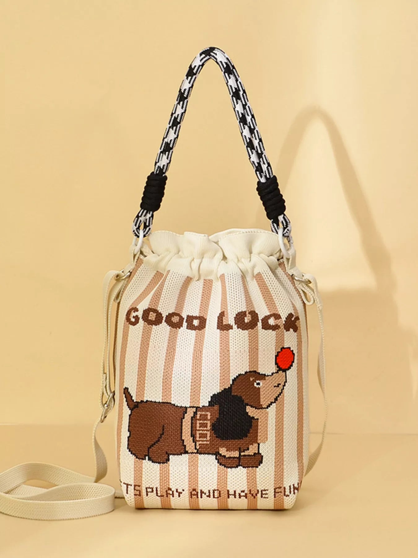 Drawstring Bucket Bag