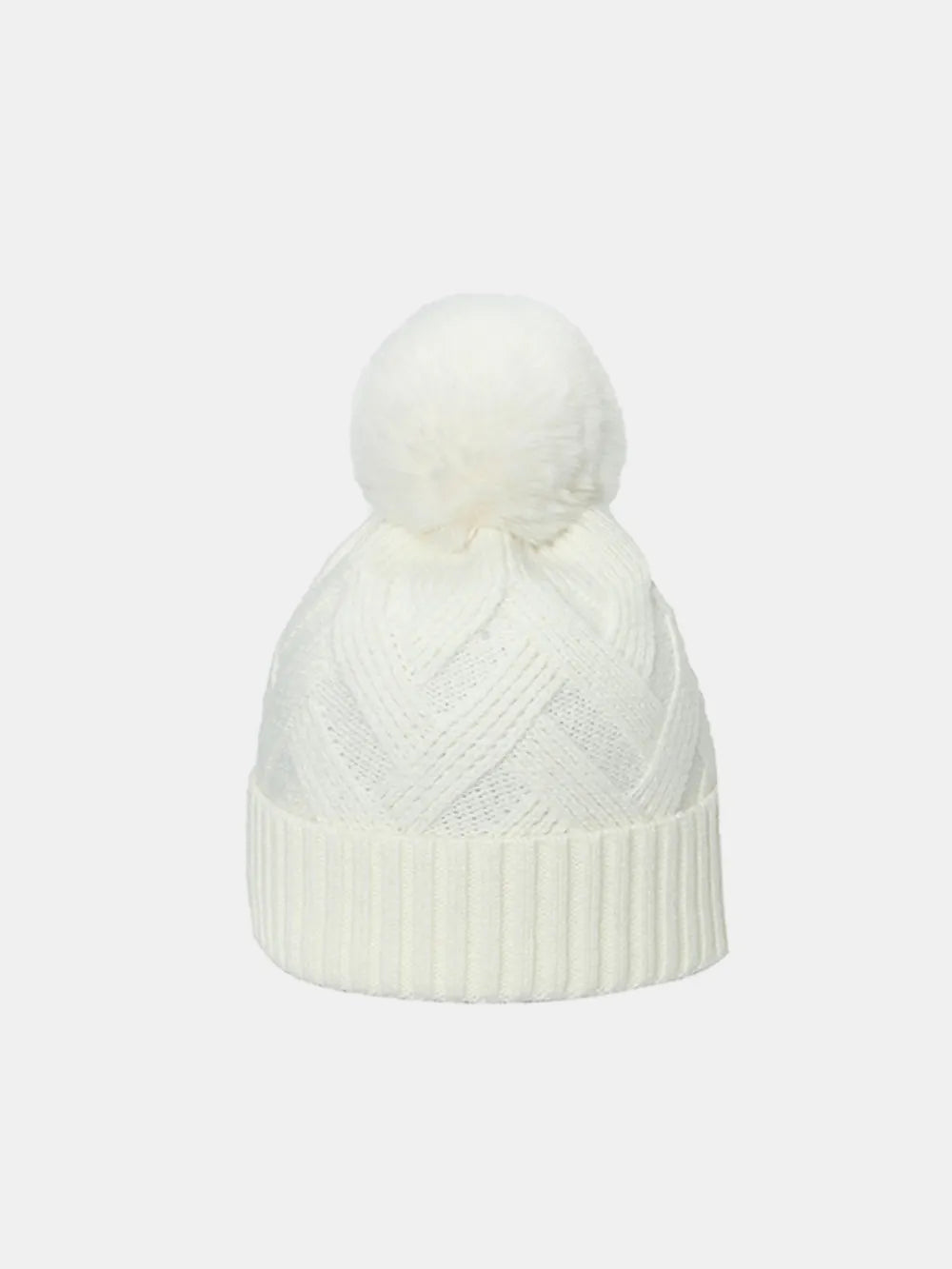 Roll Rim Hat with Pompom