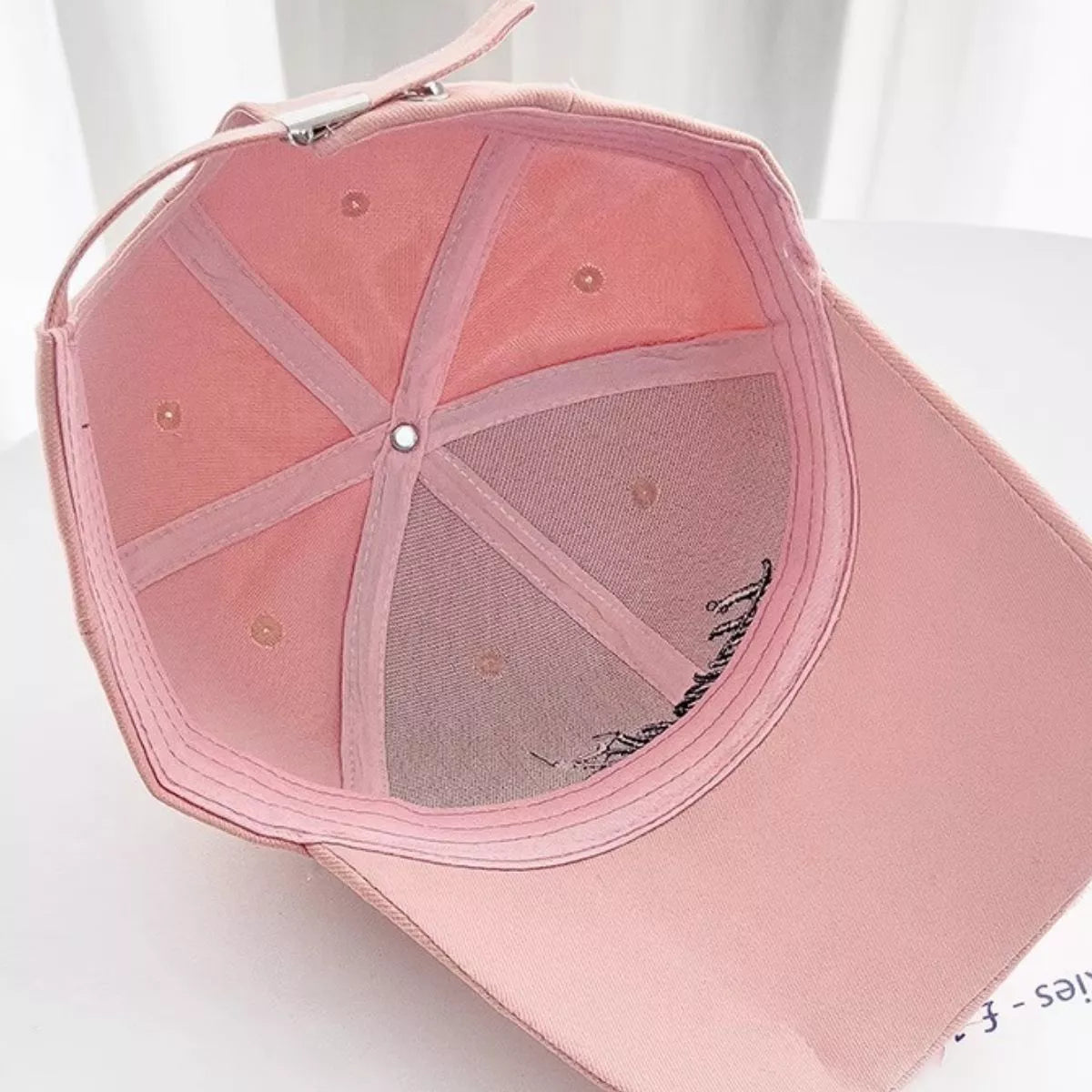 Distressed Embroidered Baseball Cap