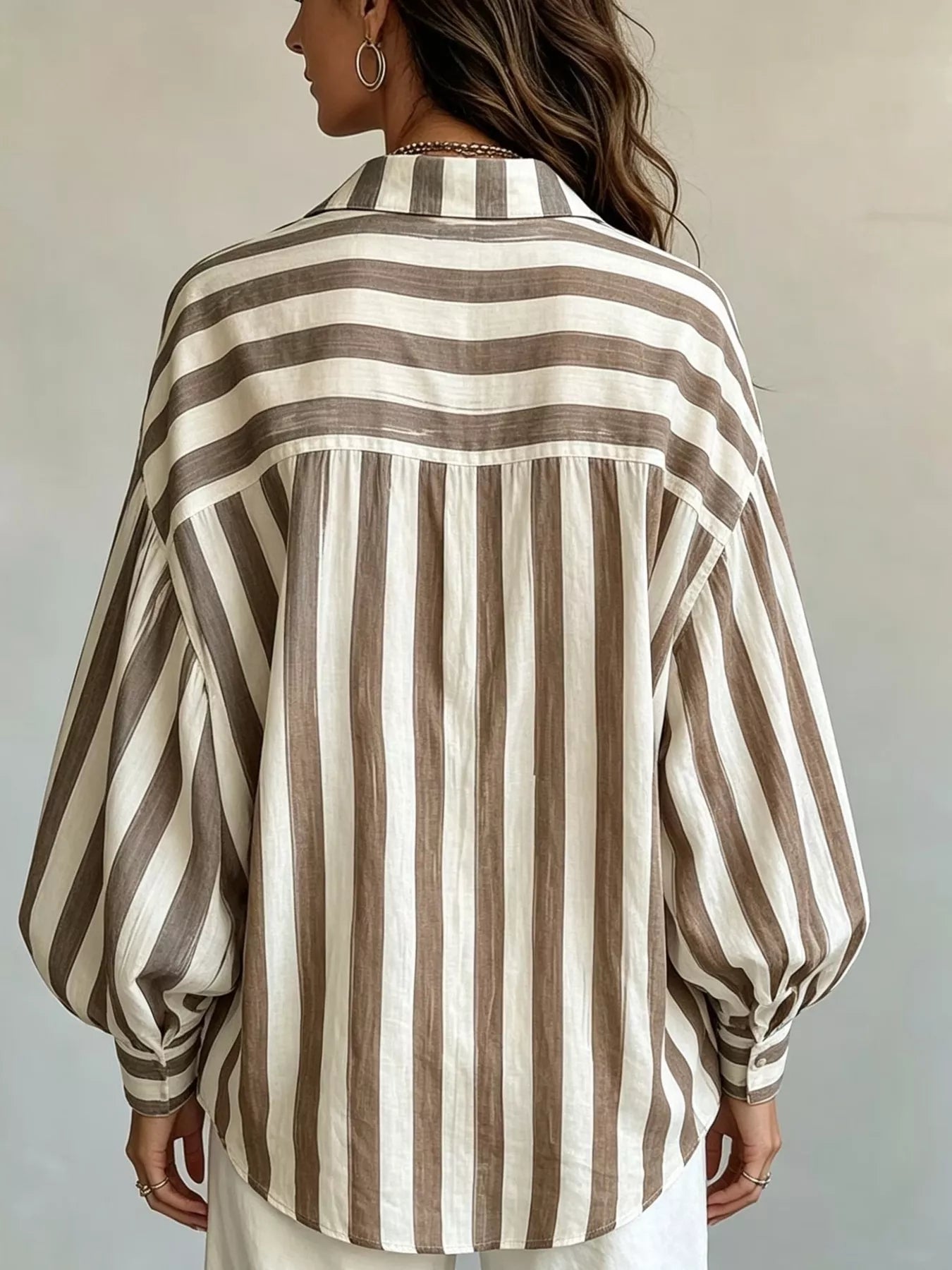 Striped Loose Fit Shirt