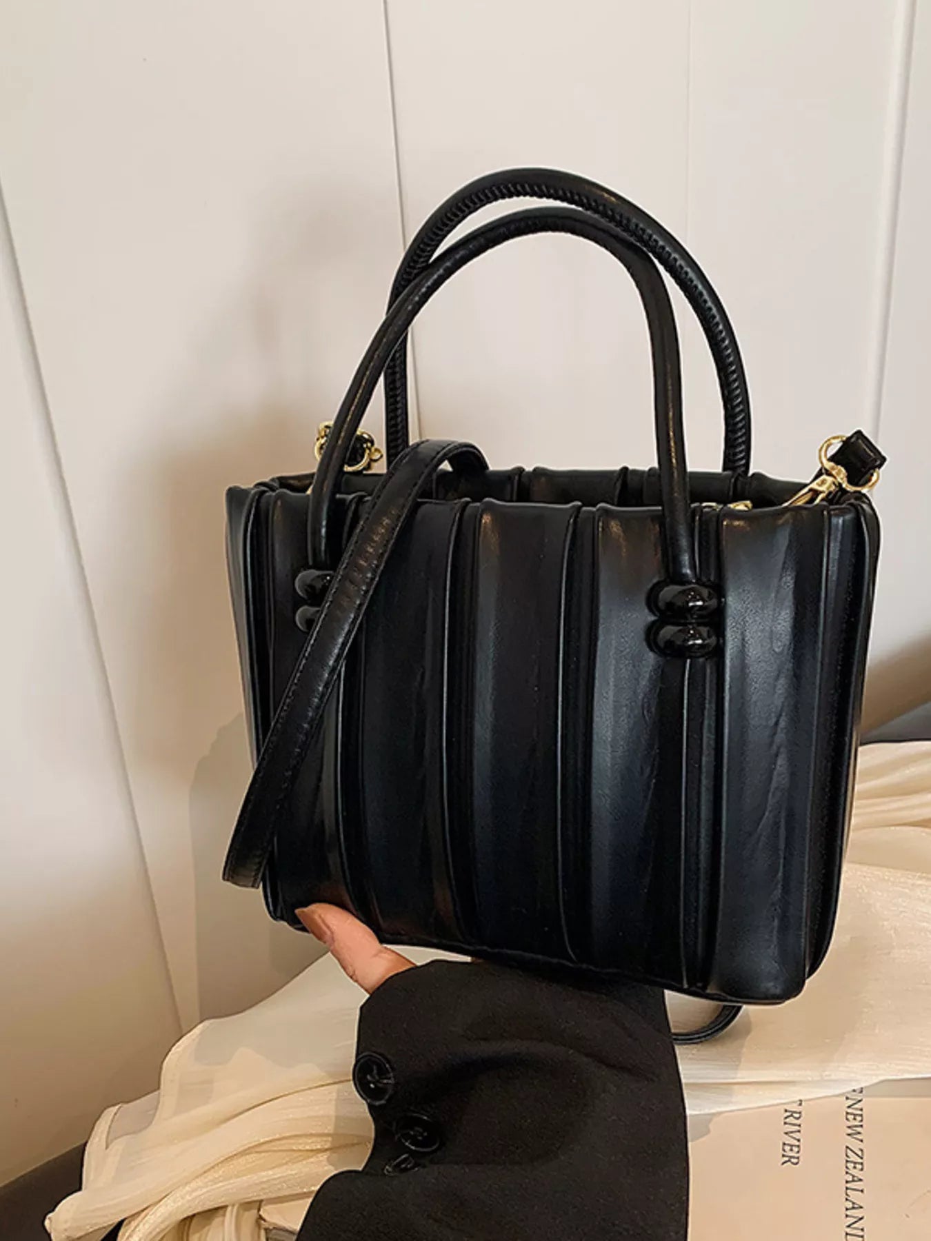 Top-Handle Crossbody Bag