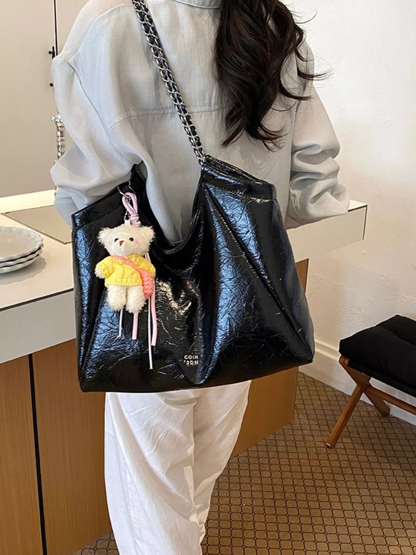 PU Leather Shoulder Bag