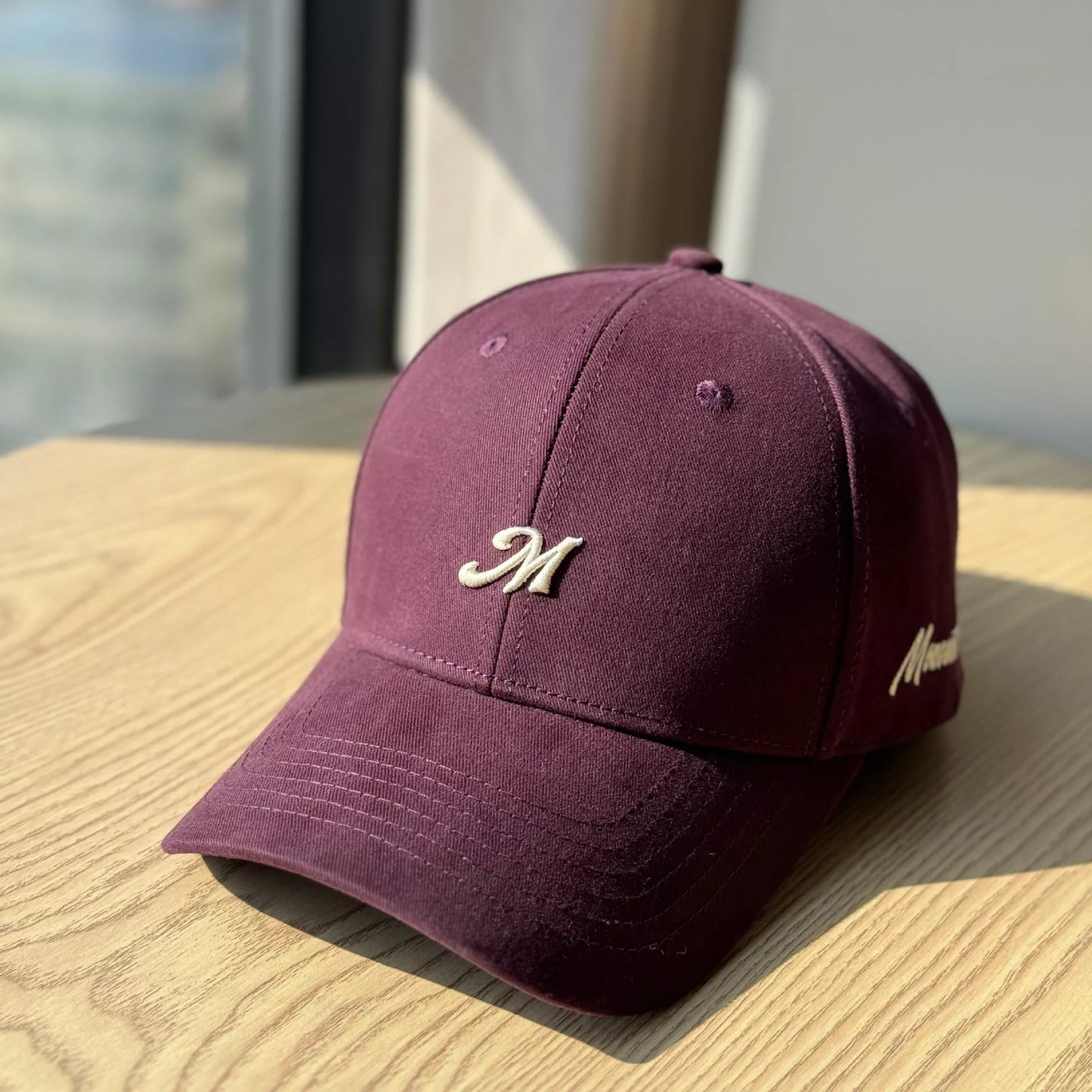Embroidered Letter Baseball Cap