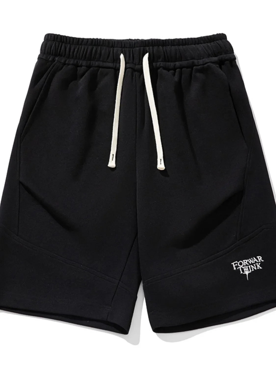 Men's Plus Size Drawstring Shorts with Pockets
