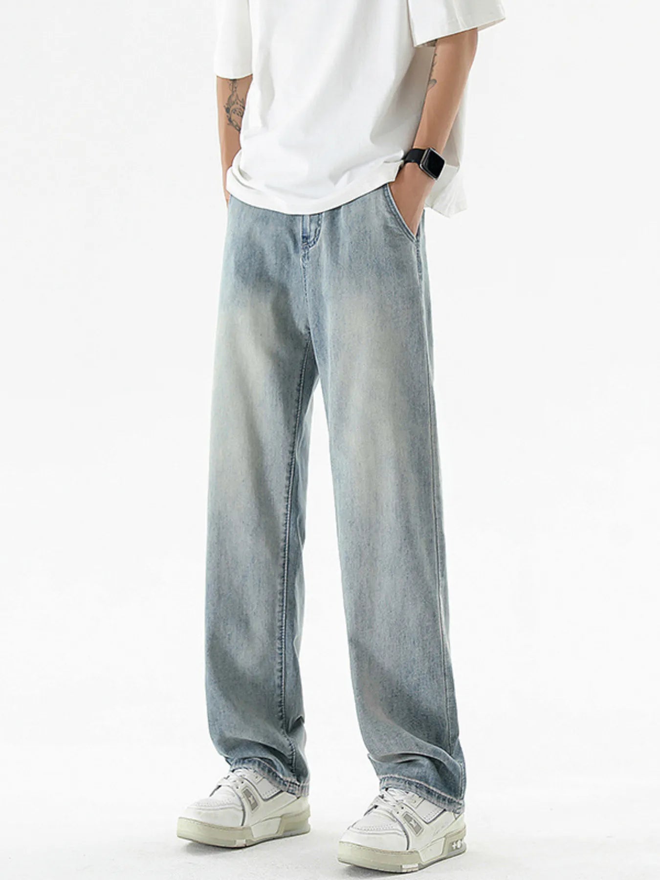 Men's Plus Size Loose Fit Jeans