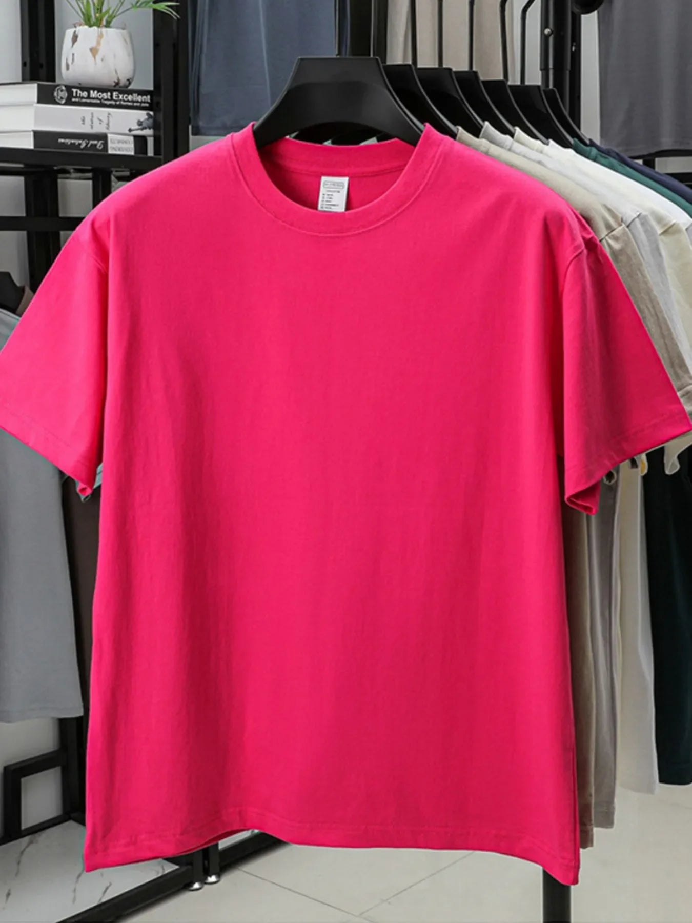 Men's Full Size Round Neck Short Sleeve T-Shirt Plus Size