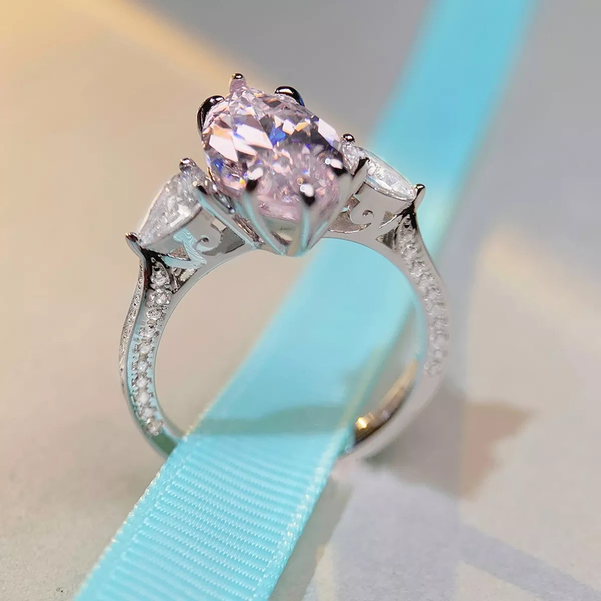 925 Sterling Silver Geometric Ring