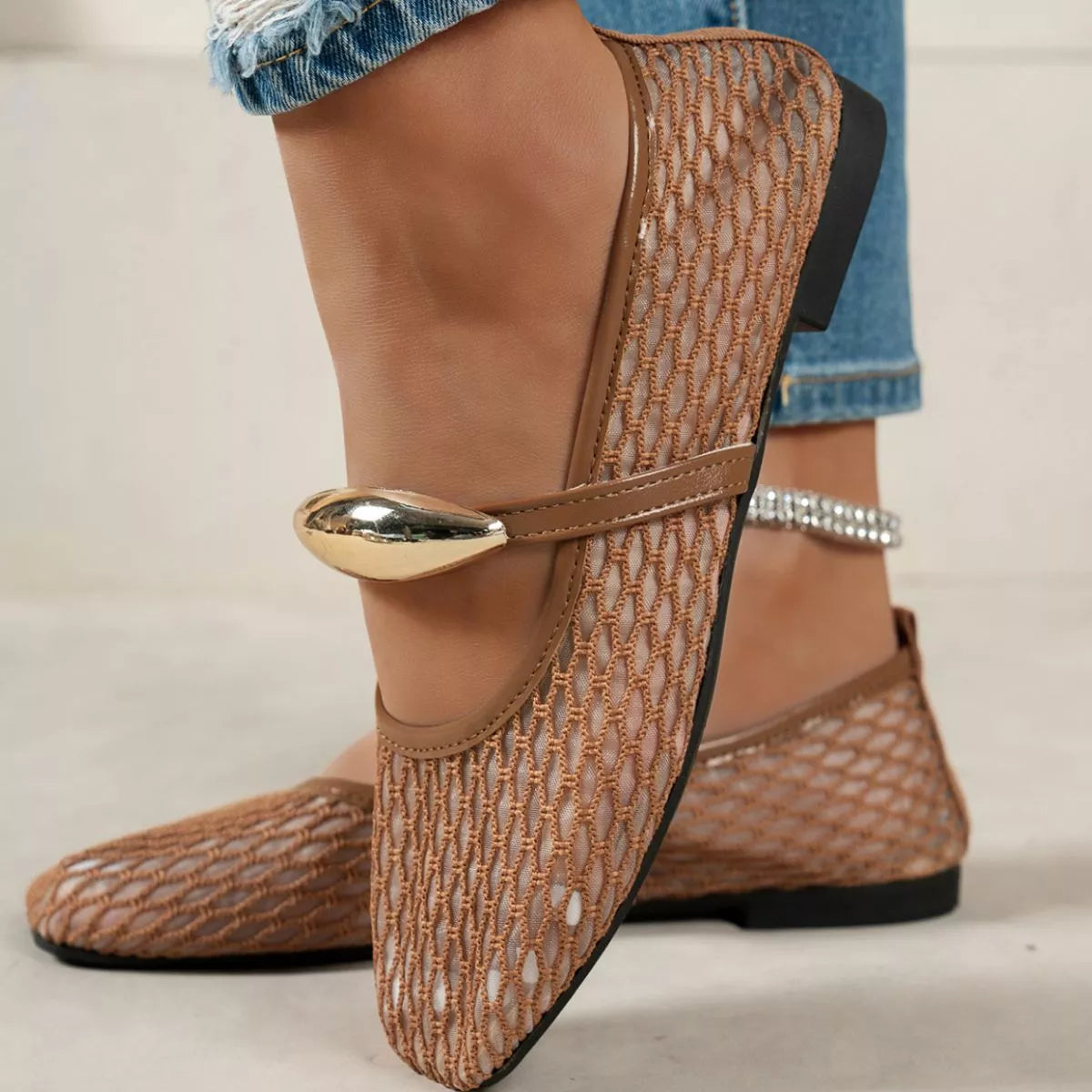 Square Toe Slip-Ons
