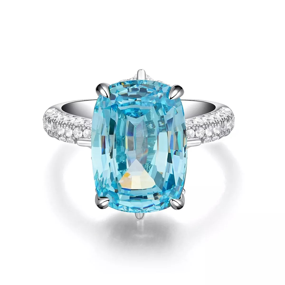 925 Sterling Silver Zircon Ring