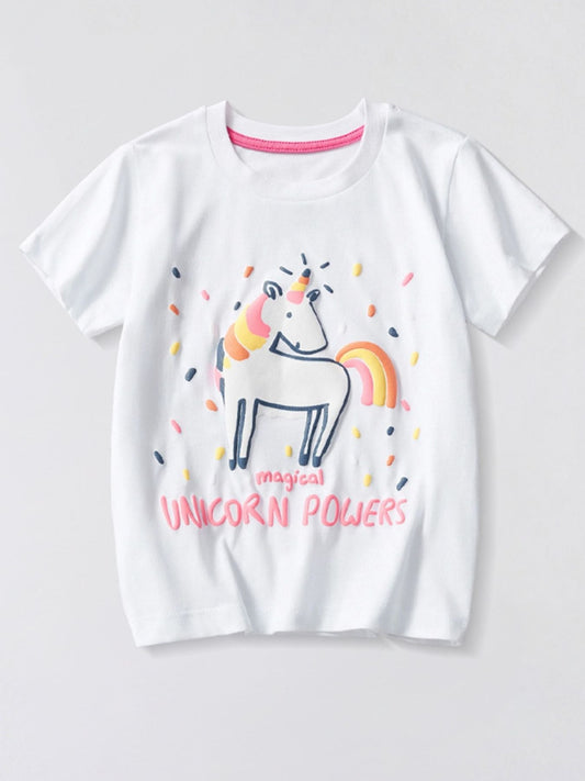 Children's Magical Unicorn Powers Graphic Tee