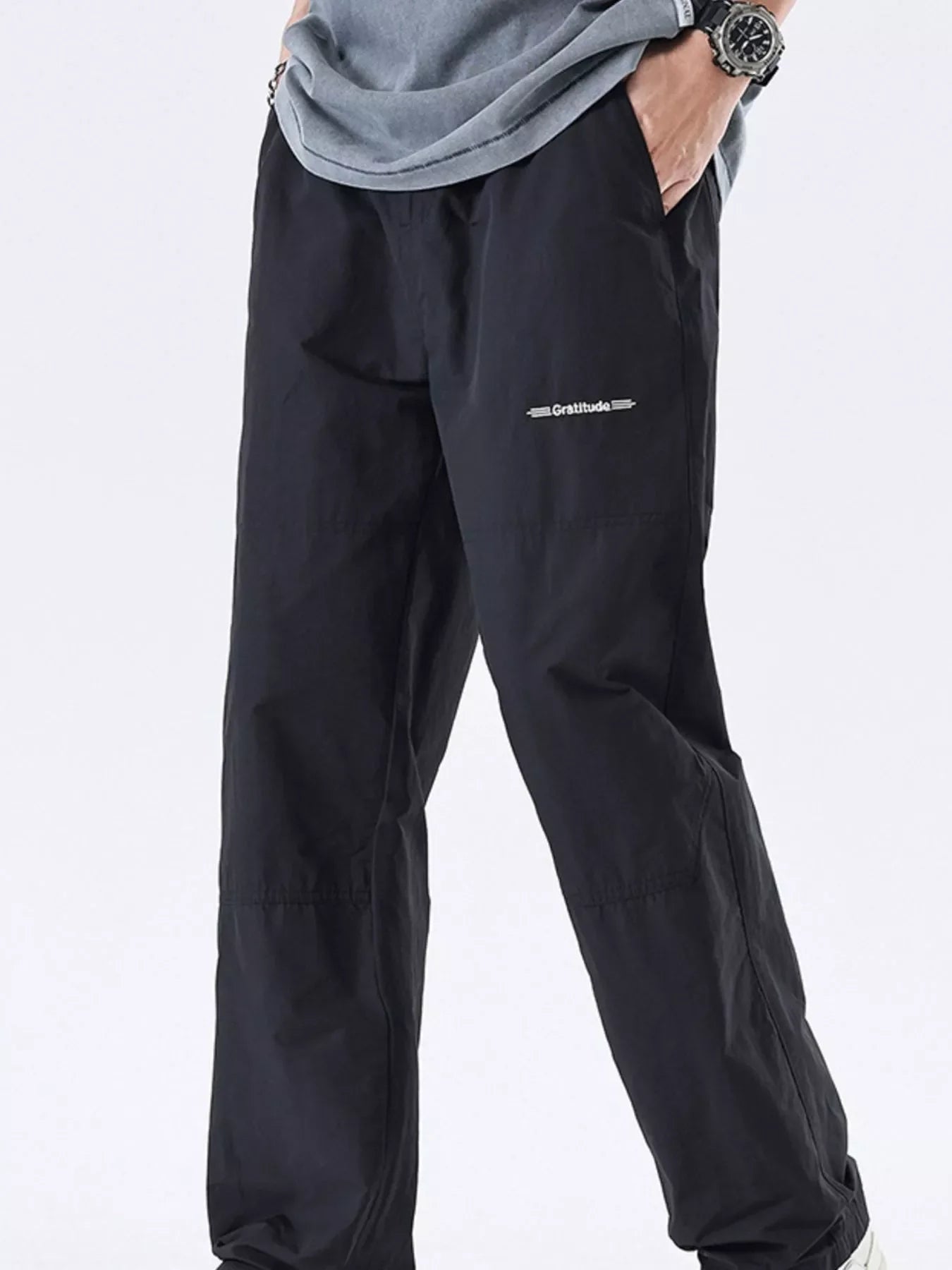 Men's Full Size Wide Leg Pants Plus Size