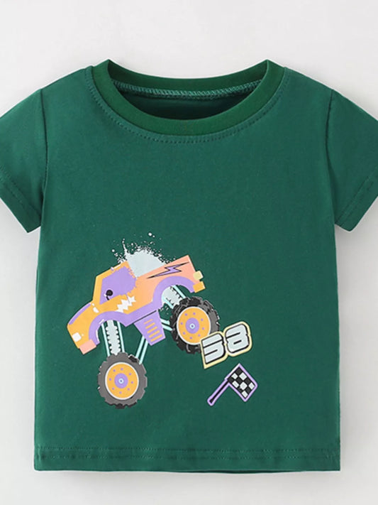 Children's Truck Graphic Short Sleeve Tee