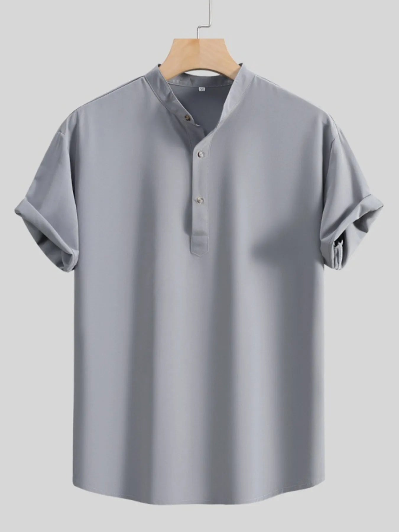 Men's Button Detail Short Sleeve Shirt