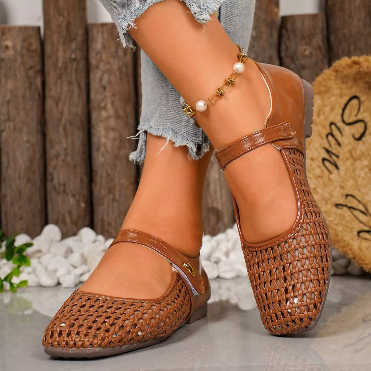 Square Toe Slip-Ons