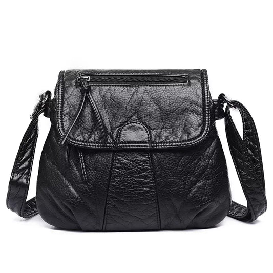 Leather Adjustable Strap Crossbody Bag