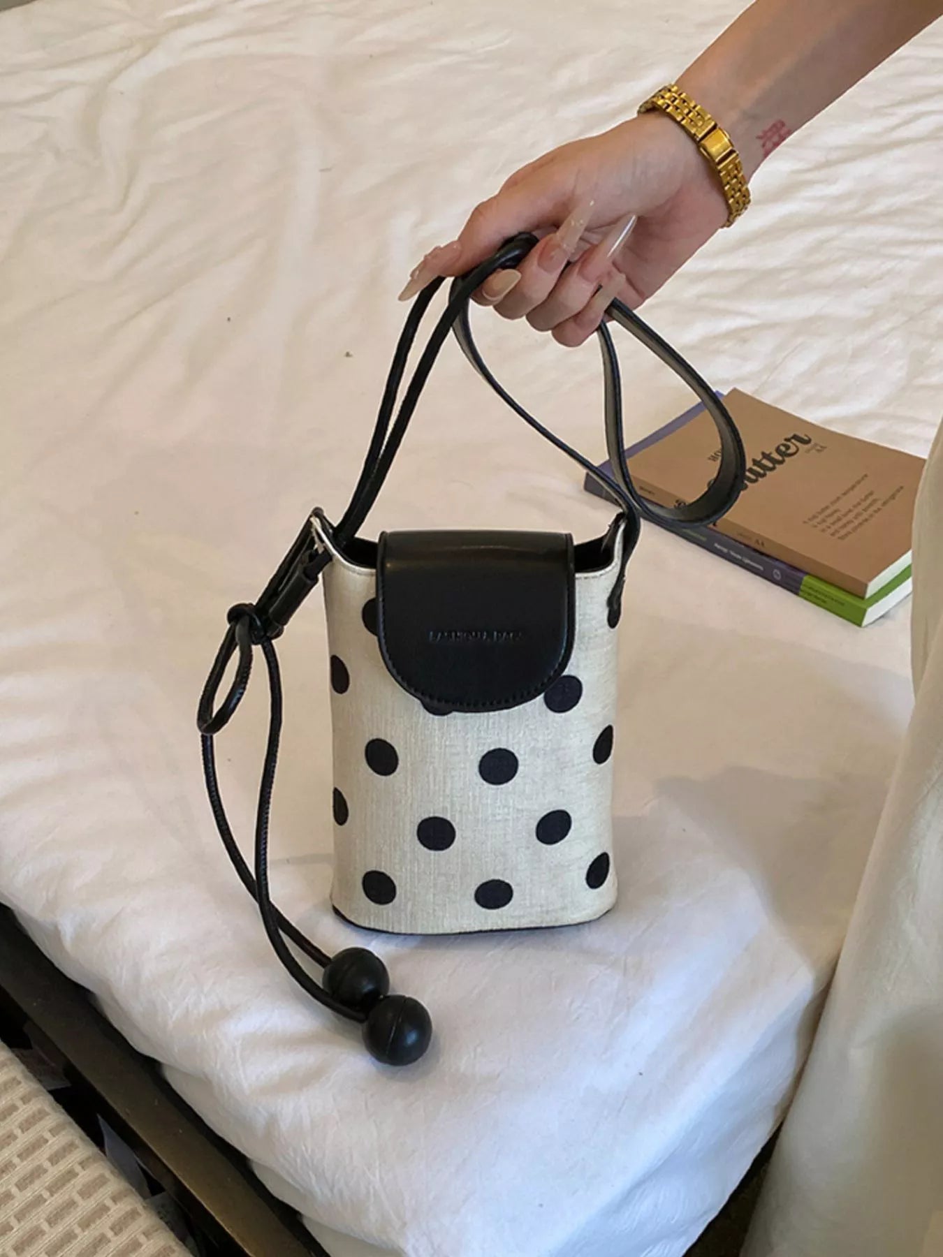 Polka Dot Crossbody Bag