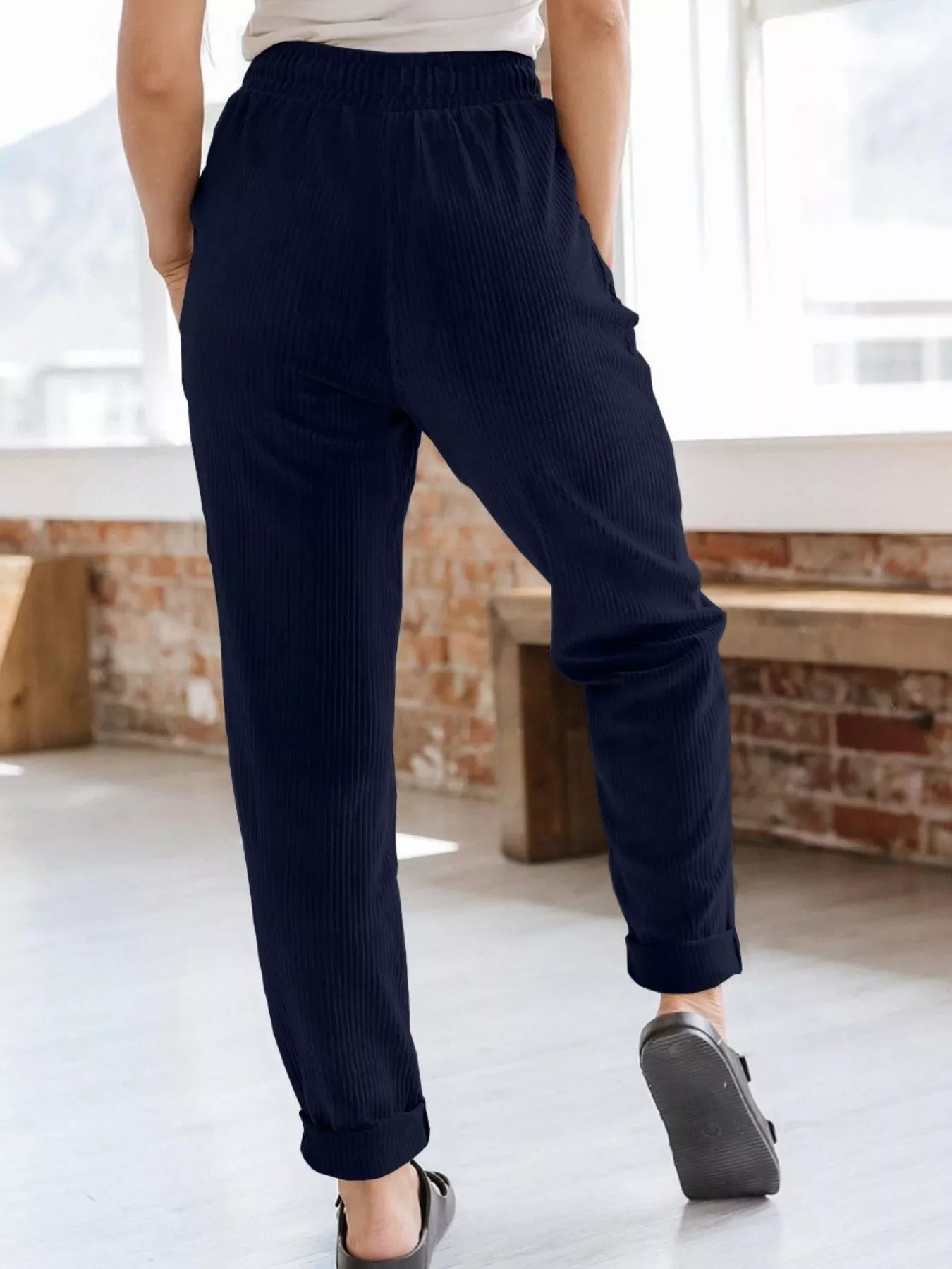 Relaxed Fit Corduroy Pants