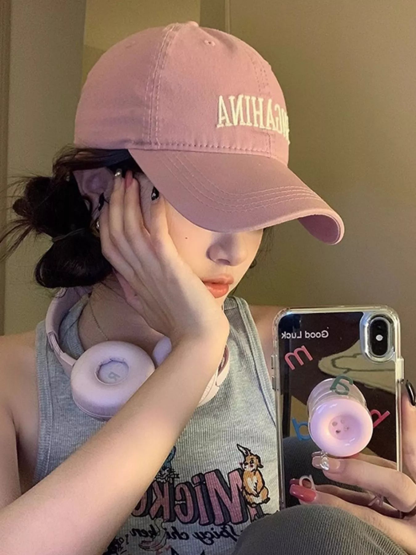 Embroidered Letter Baseball Cap