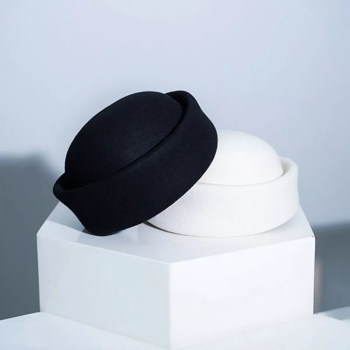 Wool Pillbox Hat