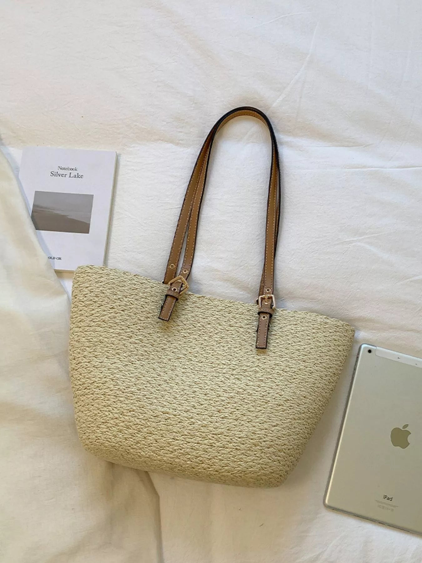 Straw Woven Tote Shoulder Bag