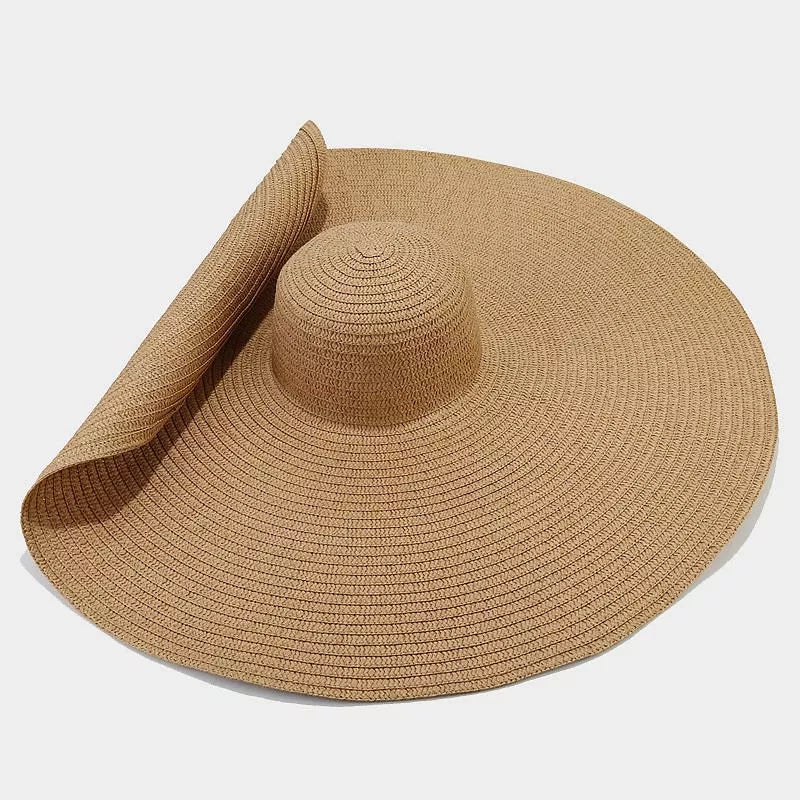 Oversized Wide Brim Straw Sun Hat