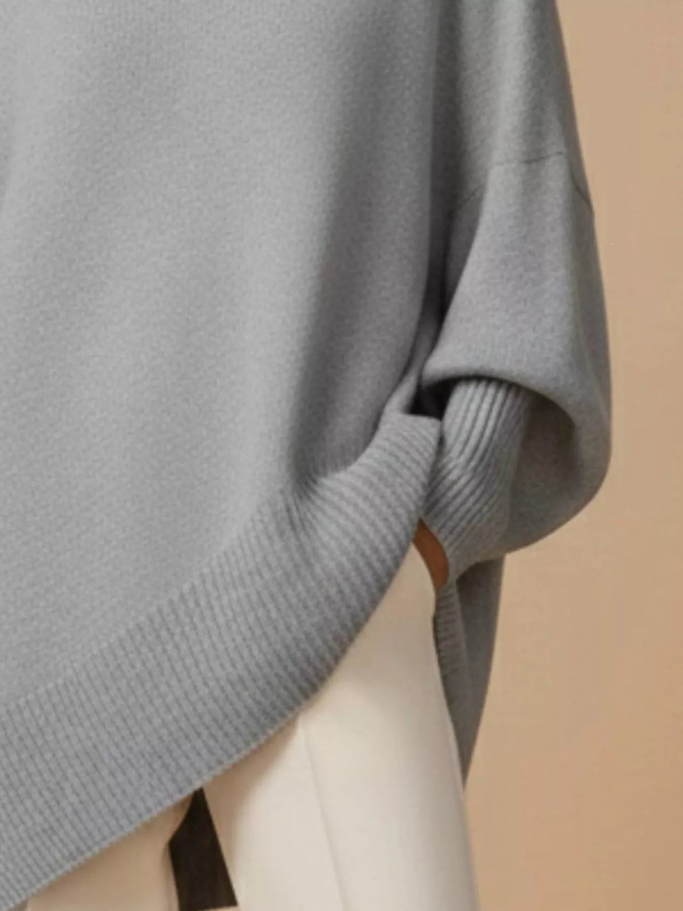 Oversized Batwing Sleeve Sweater