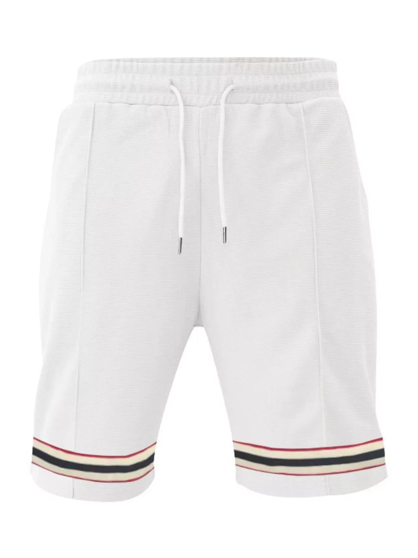 Men's Full Size Textured Knit Drawstring Shorts Plus Size