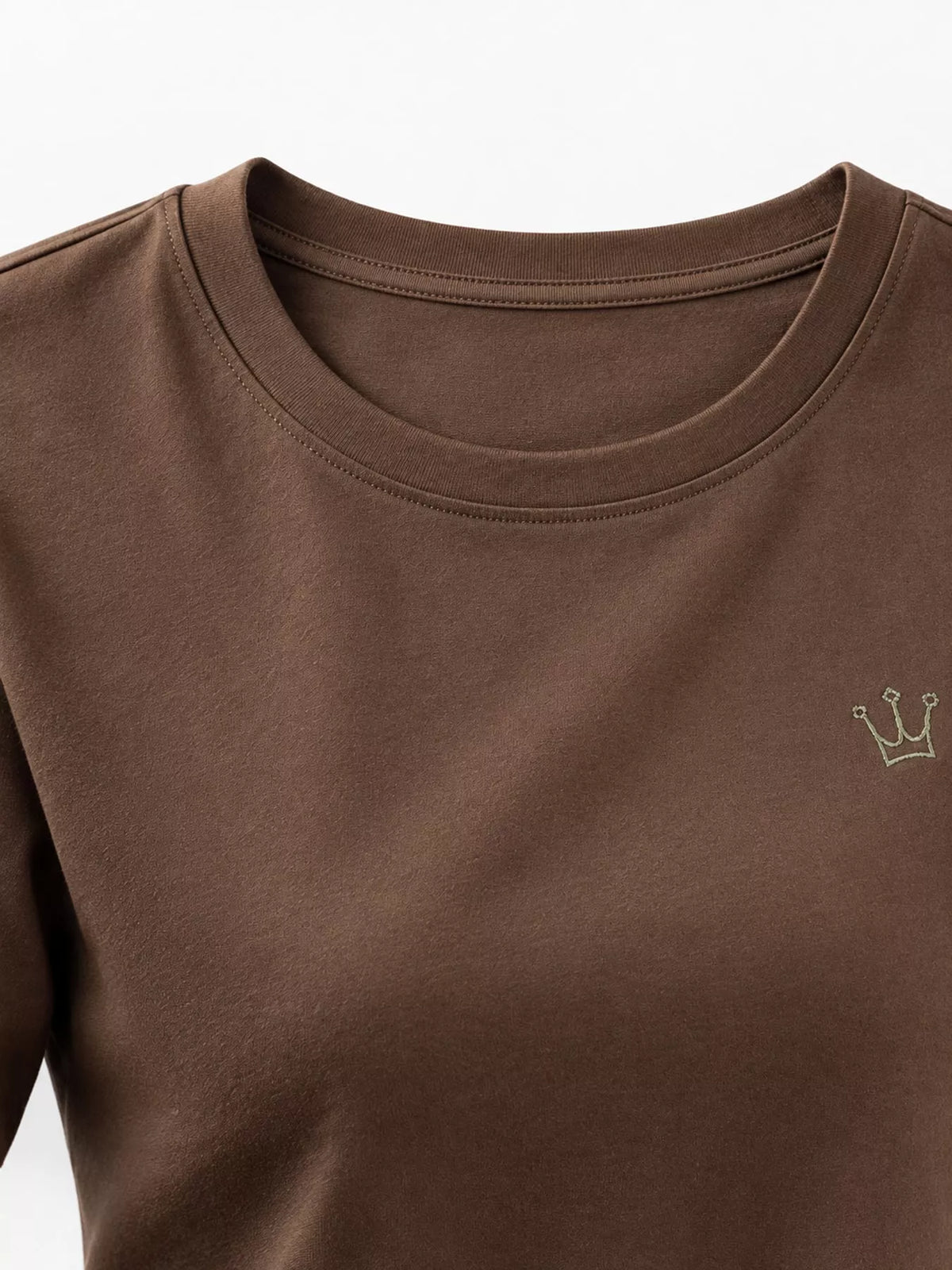 Full Size Crown Long Sleeve T-Shirt Plus Size
