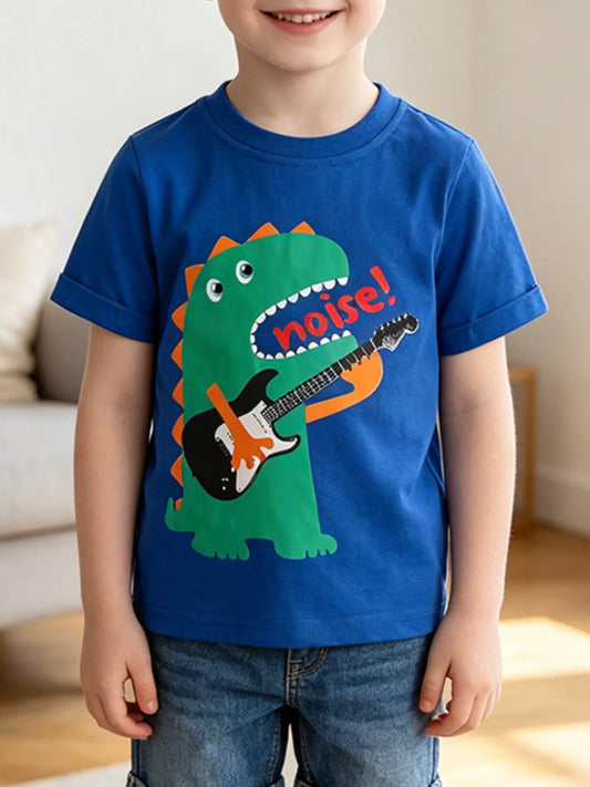 Children's Dino Rocker Graphic T-Shirt