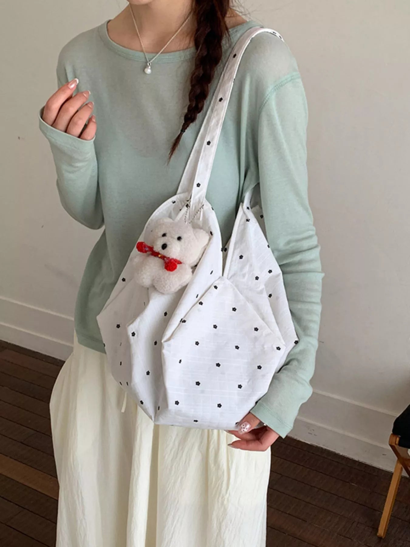 Polka Dot Shoulder Bag