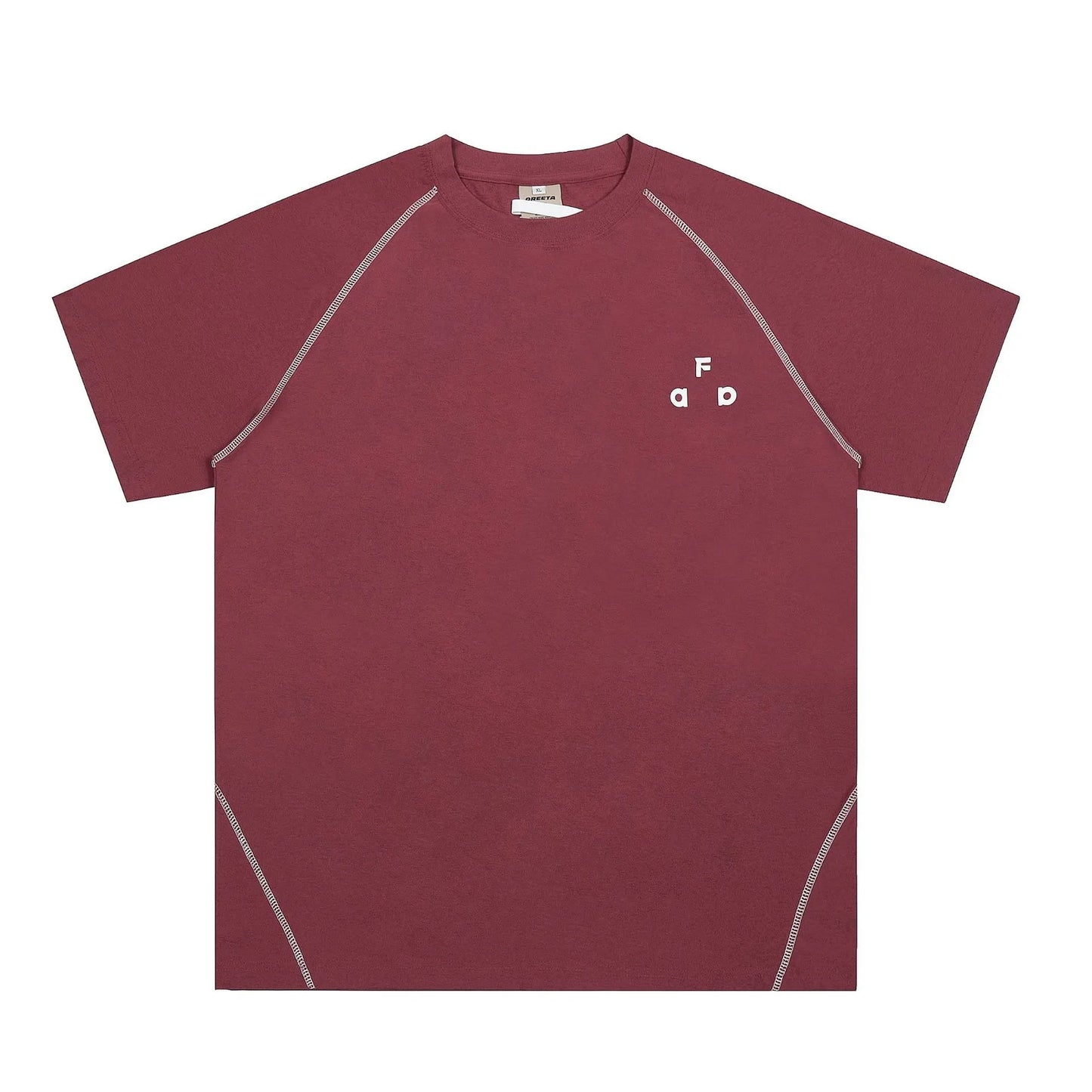 Men's Contrast Stitching Short Sleeve T-Shirt