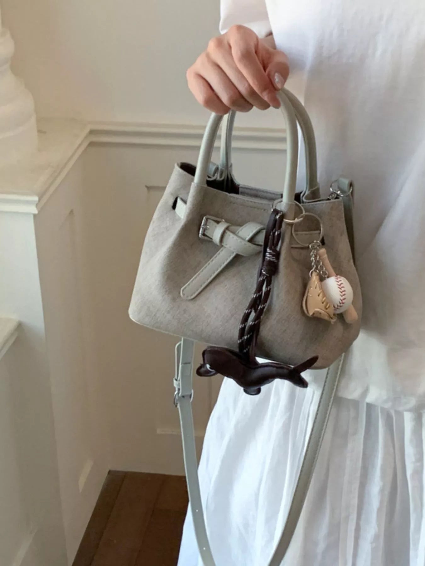 Top Handle Crossbody Bag