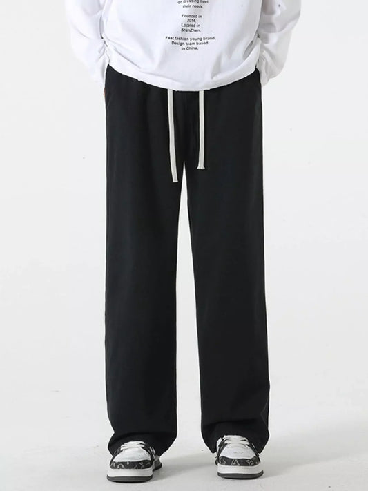 Men's Full Size Relaxed Fit Drawstring Pants Plus Size