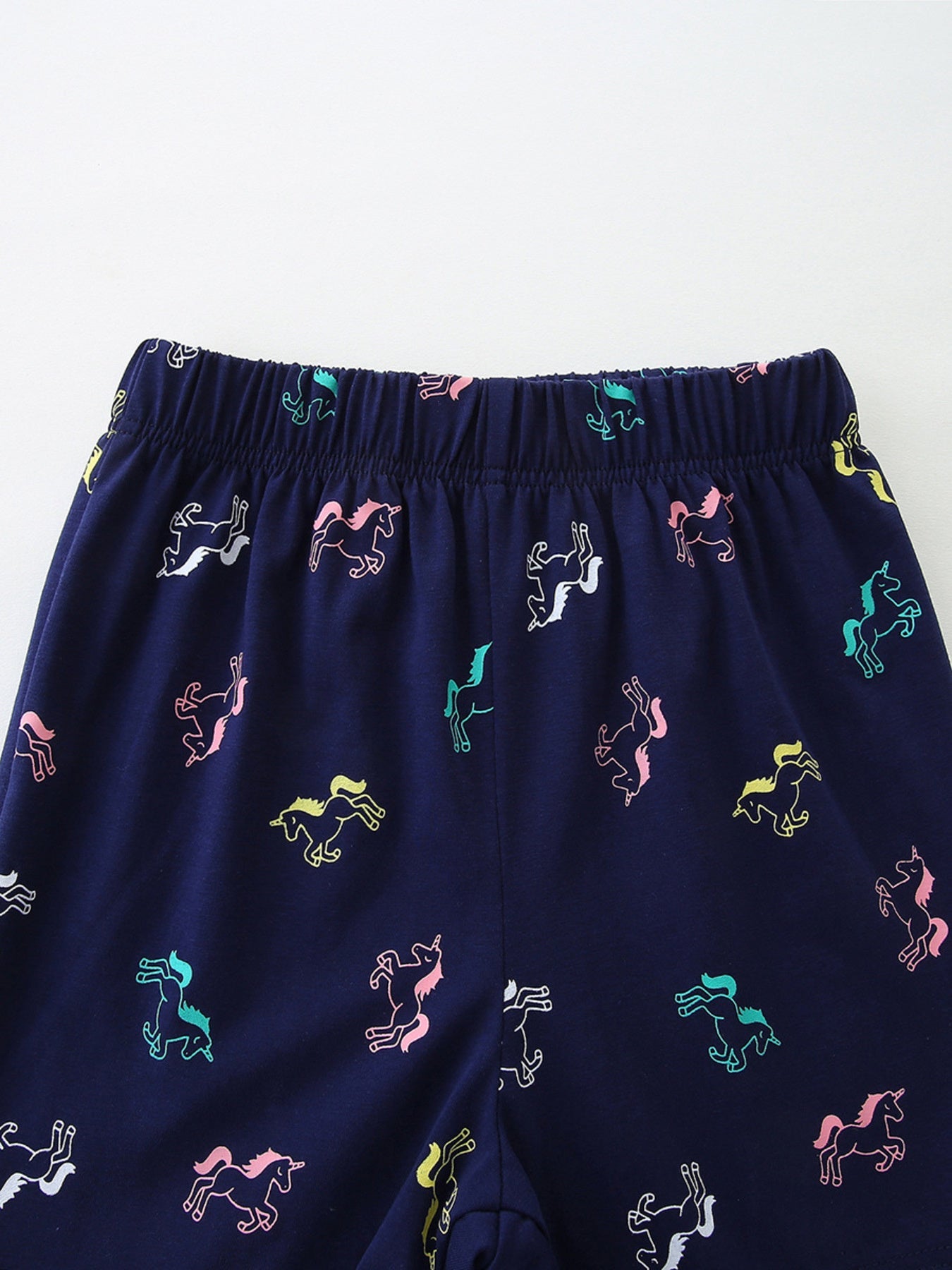 Children's Unicorn Ice Cream Top & Shorts Set