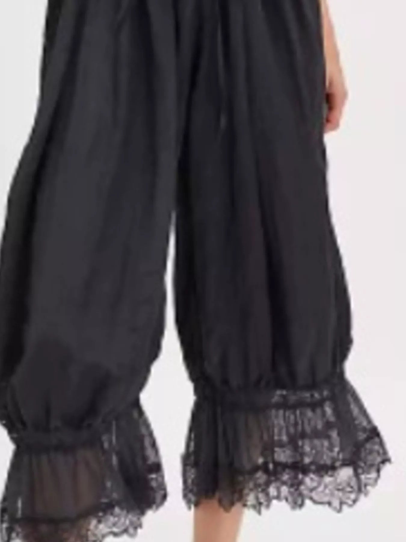 Lace Trimmed Lounge Pants