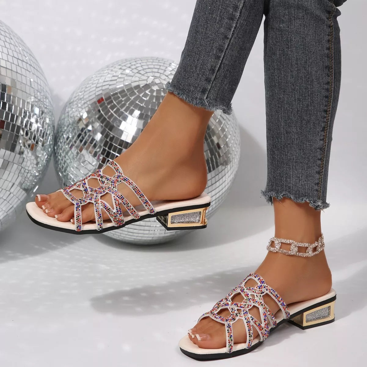 Open Toe Flats Sandals