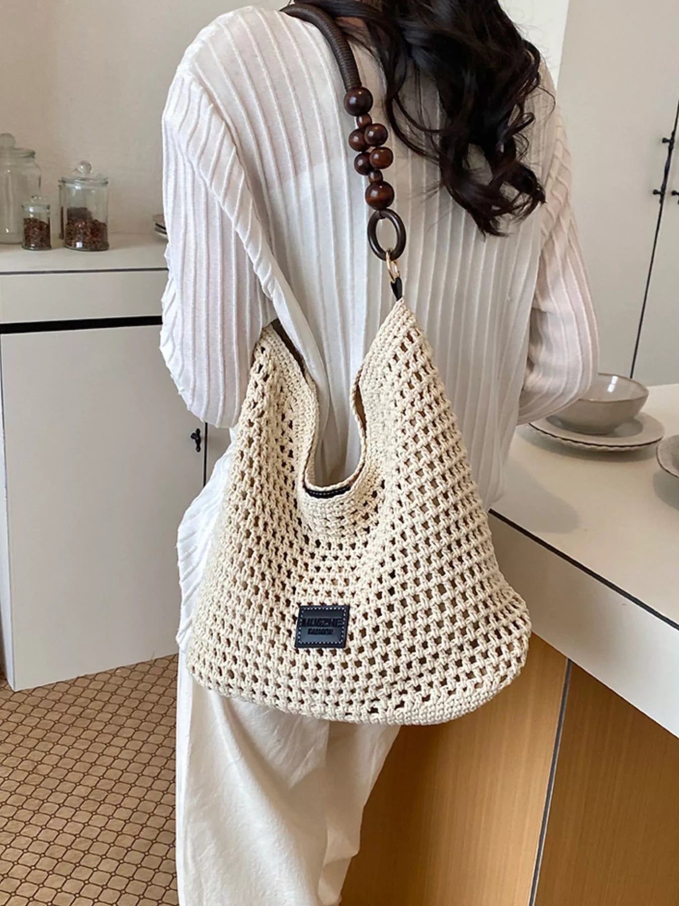 Crochet Knit Shoulder Bag