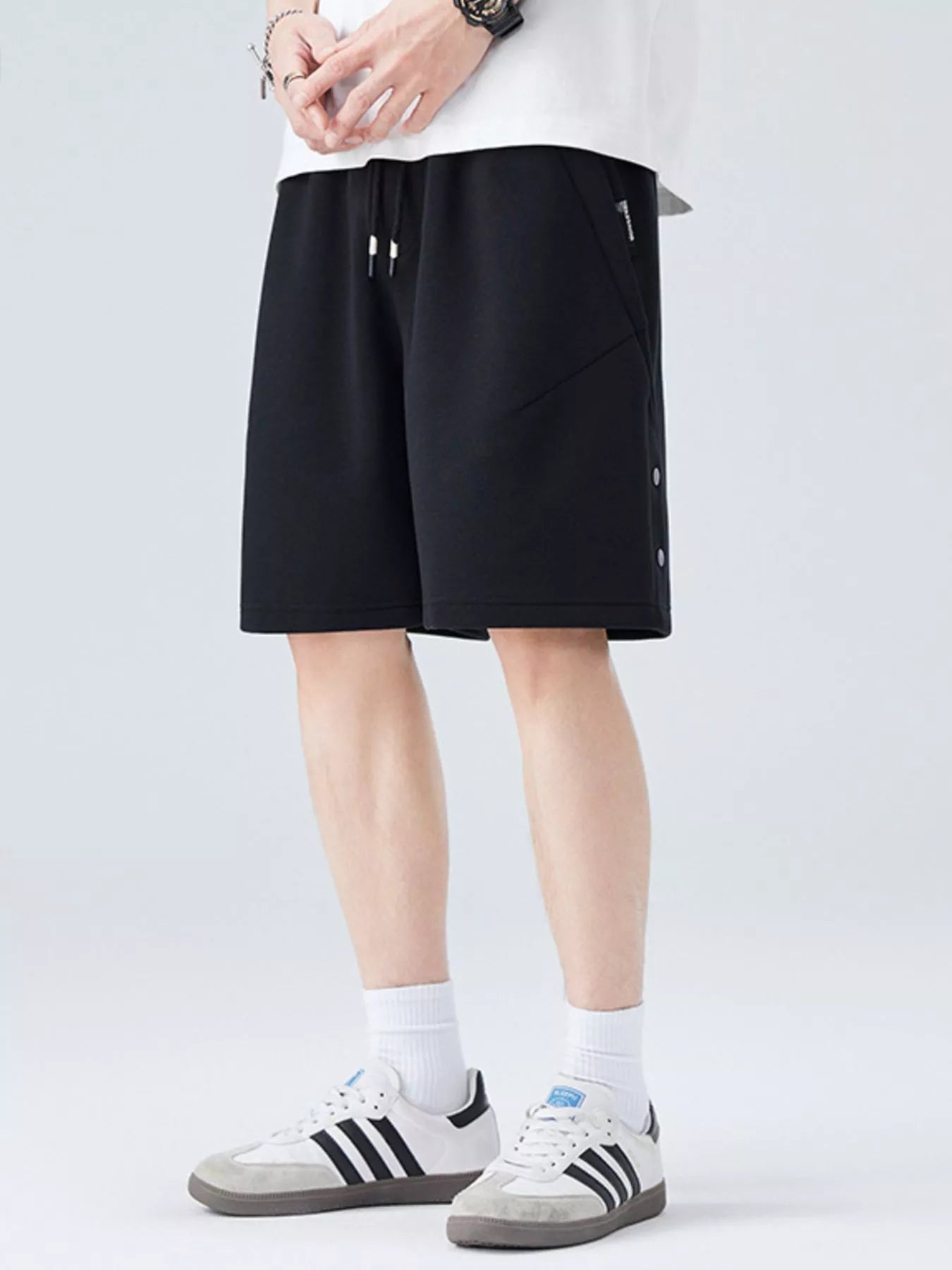 Men's Plus Size Casual Comfort Drawstring Shorts
