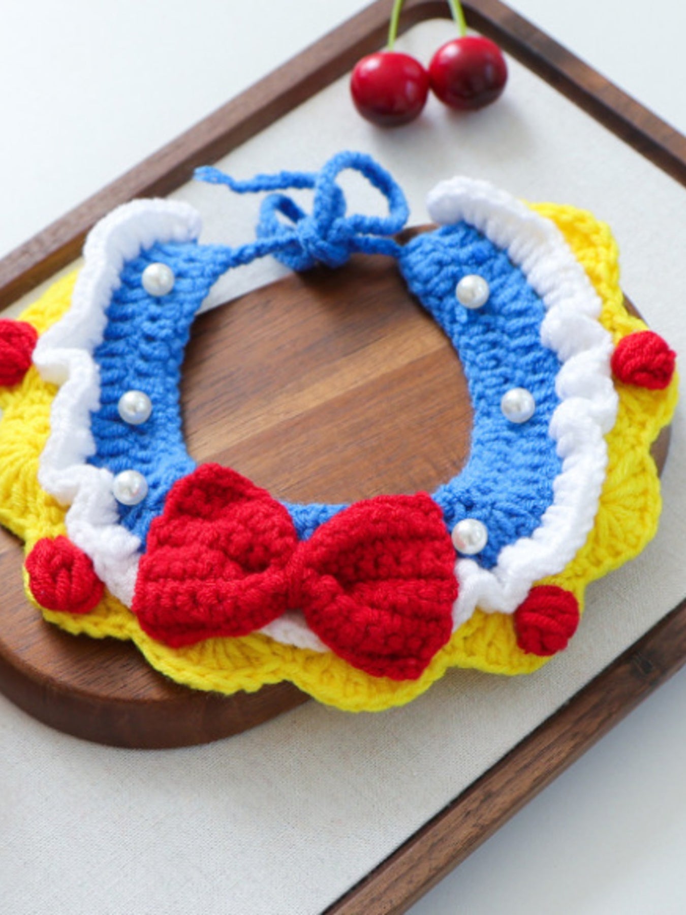 Contrast Pet Scarf