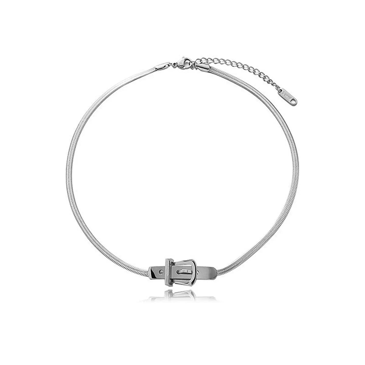 Chic Buckle Choker Necklace