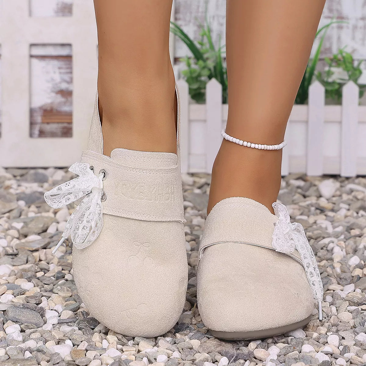 Round Toe Slip-Ons