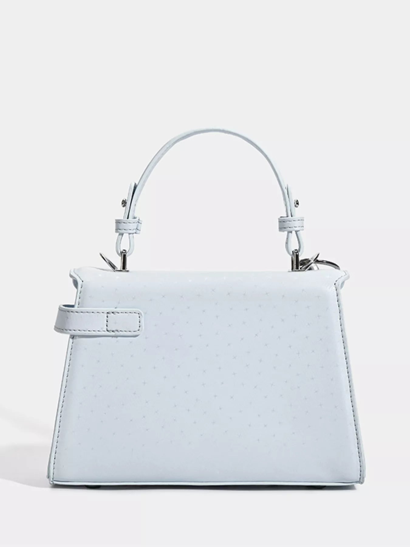 Buckle Leather Handbag