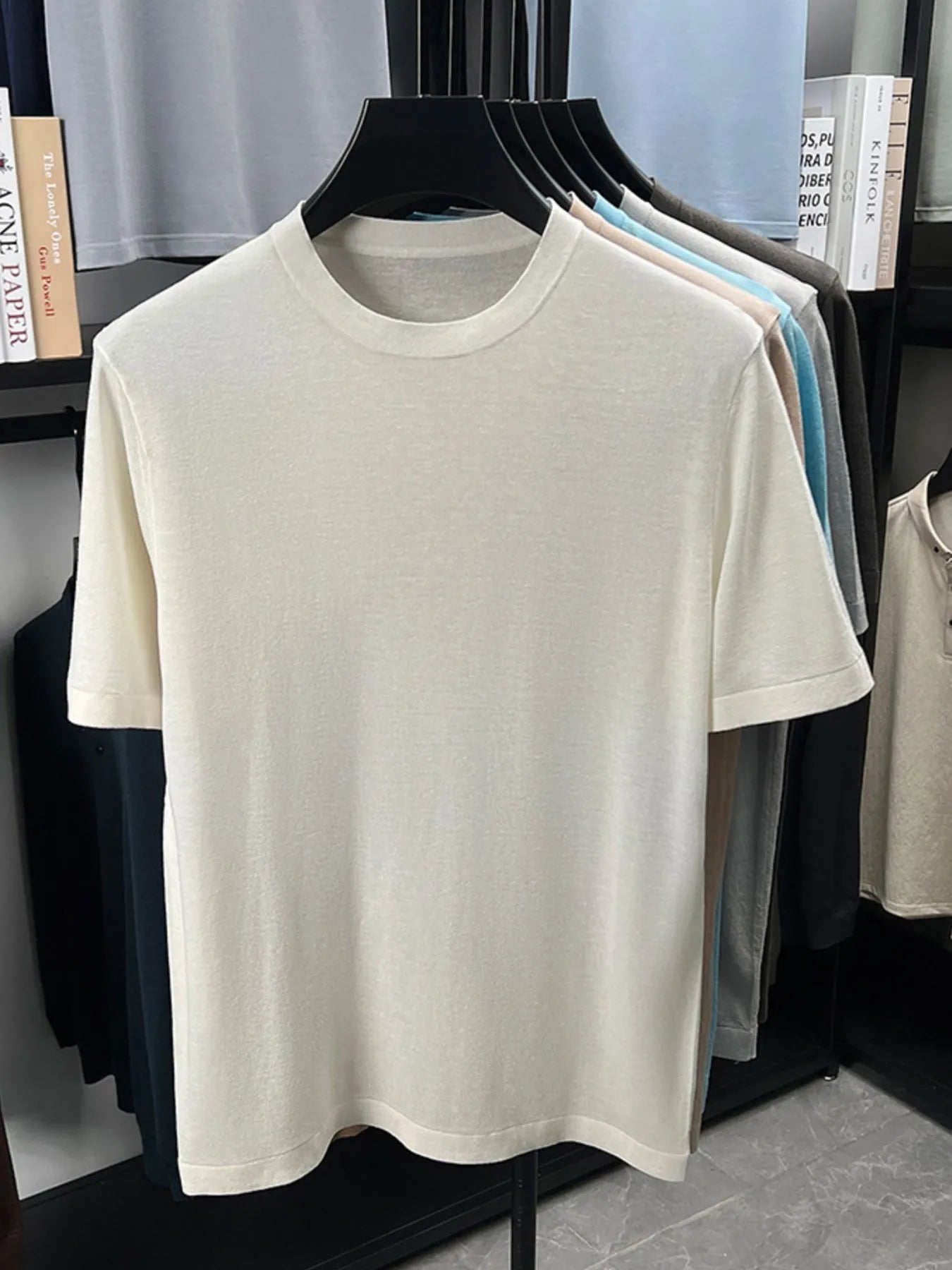 Men's Plus Size Round Neck Short Sleeve T-Shirt
