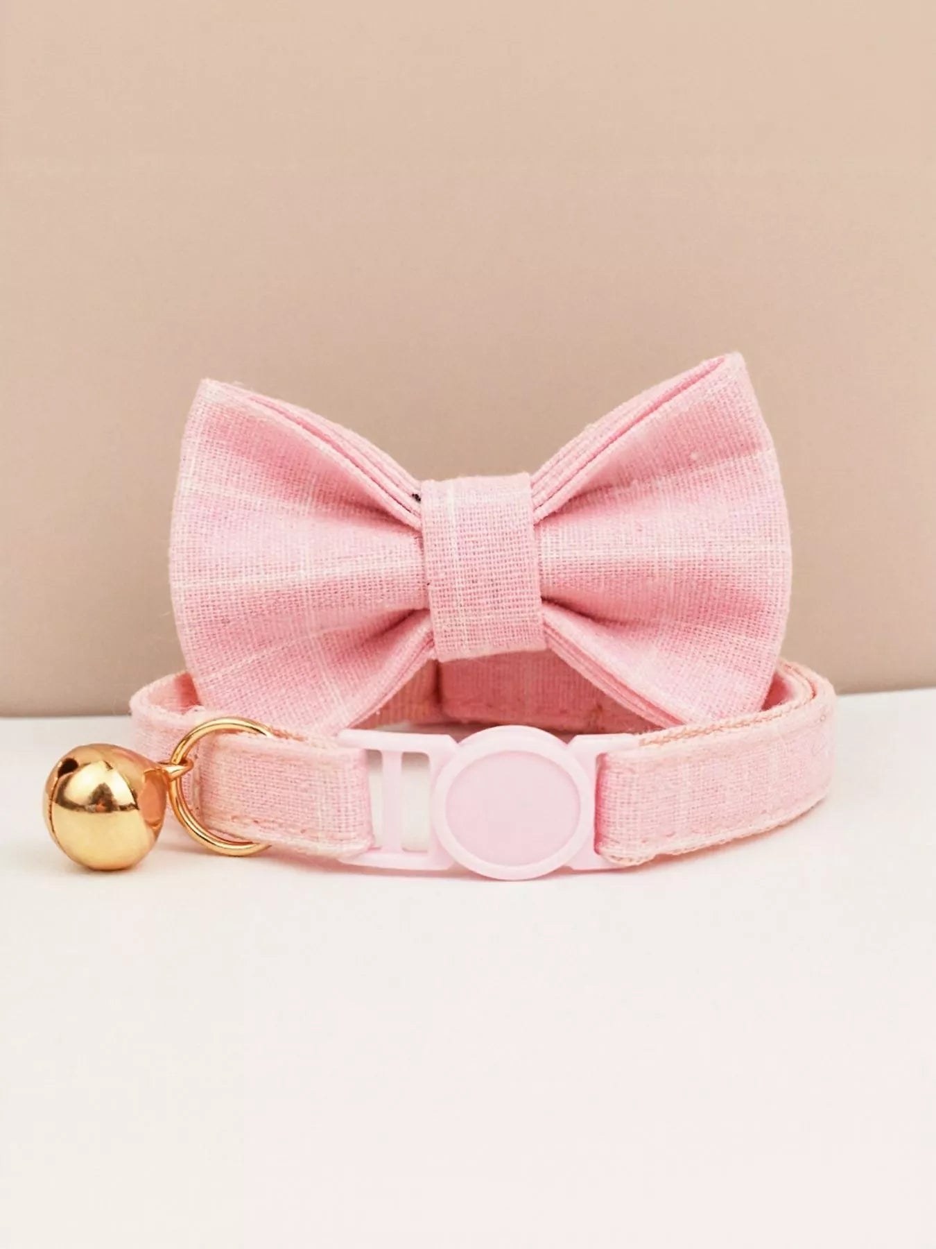 2 Piece Bow Tie Pet Collar with Bell